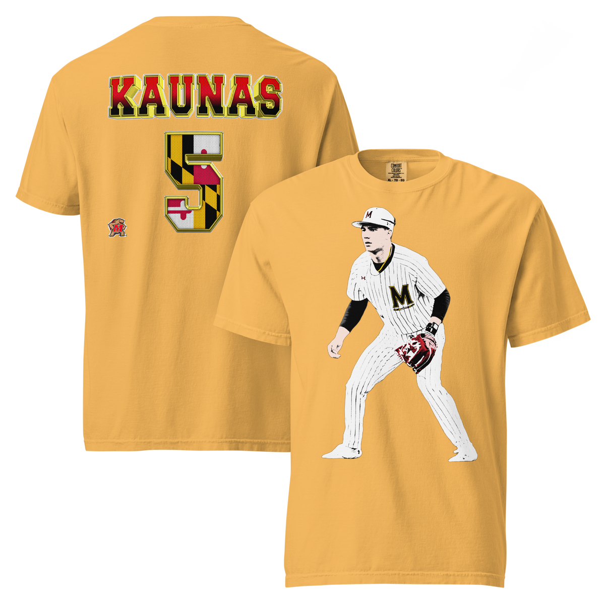 Ty Kaunas Comfort Graphic 02 - Mustard - Product mockup