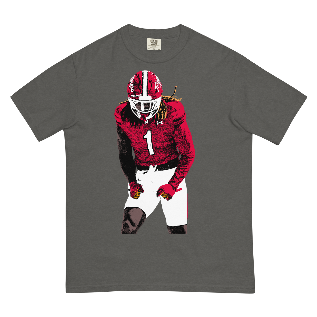 Wingate Toon Comfort Graphic Tee - Pepper - Product mockup