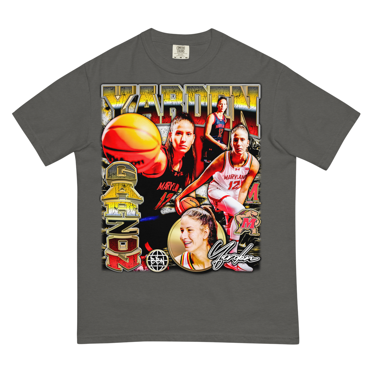 Yarden Garzon Comfort T-Shirt - Pepper - Product mockup