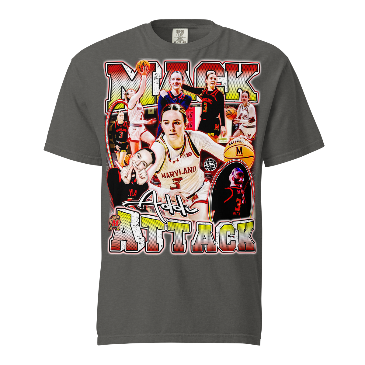 Mack Attack Comfort T-Shirt 02 - Pepper - Product mockup