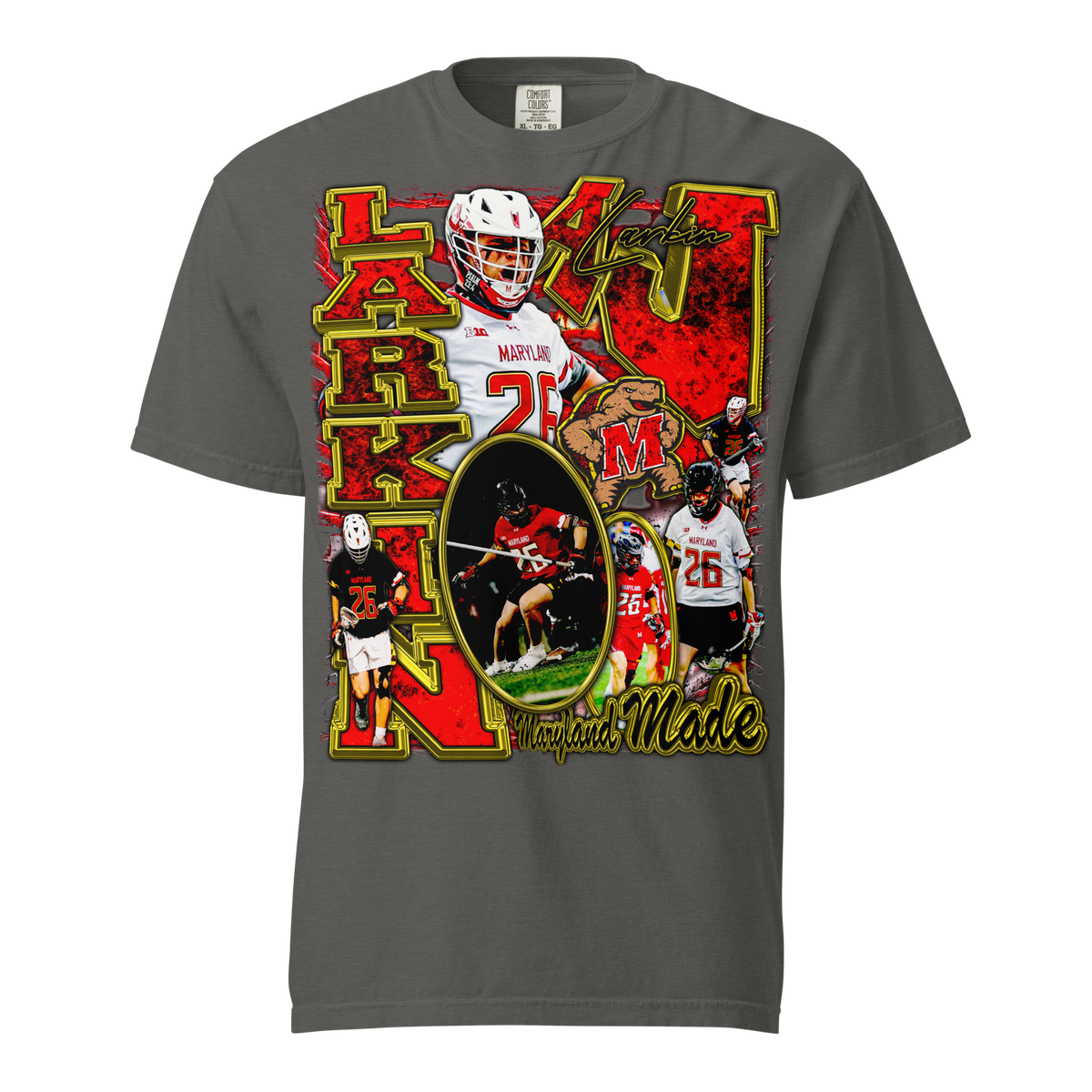Aj Larkin Comfort Graphic T-Shirt - Pepper - Product mockup