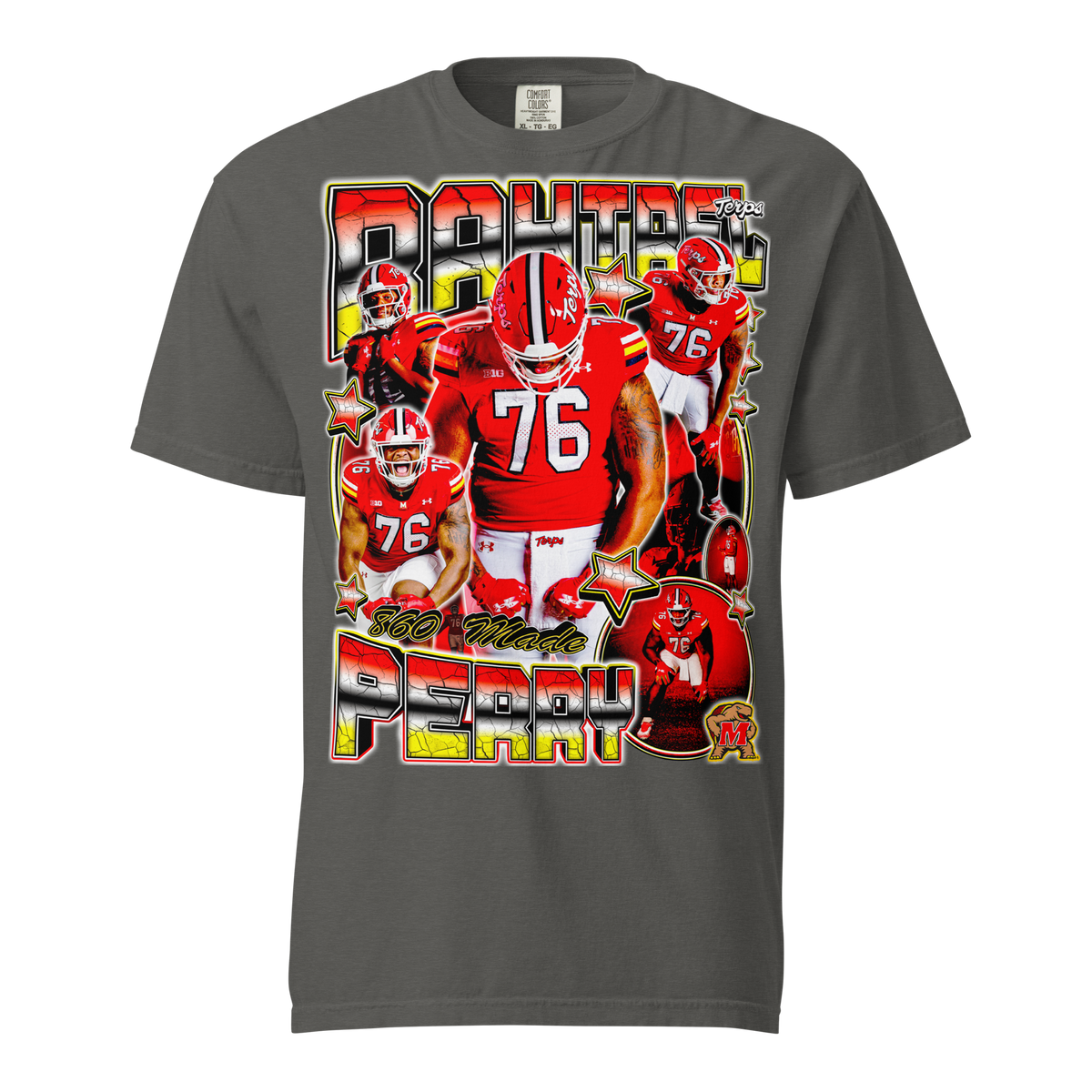Rahtrel Perry 02 Comfort T-Shirt - Pepper - Product mockup