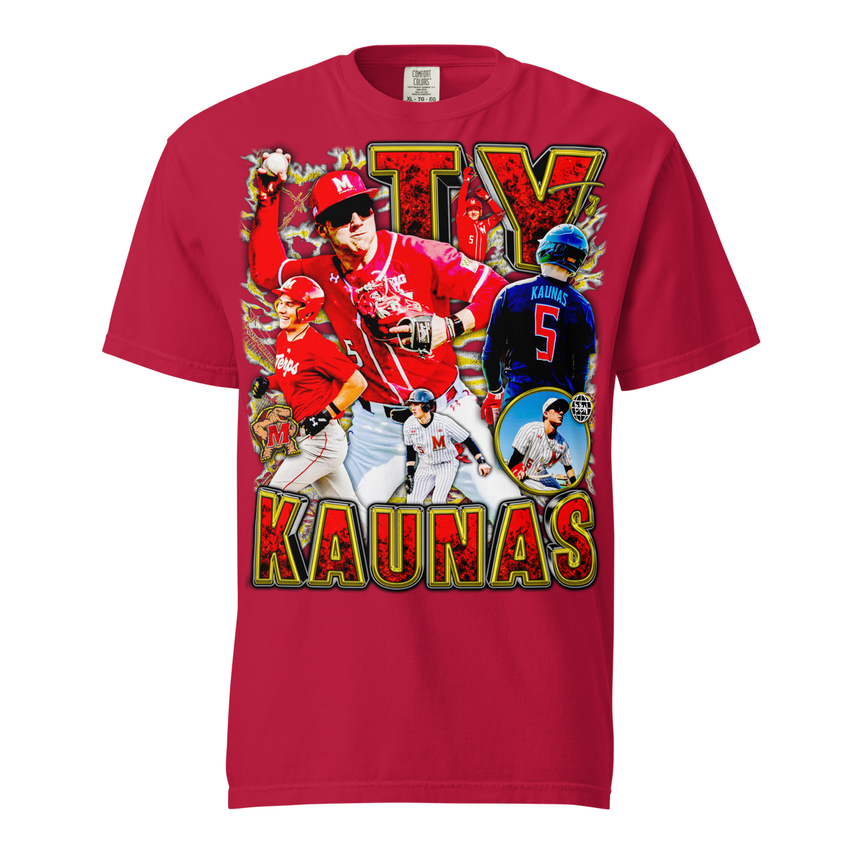 Ty Kaunas Comfort Graphic 01 - Red - Product mockup