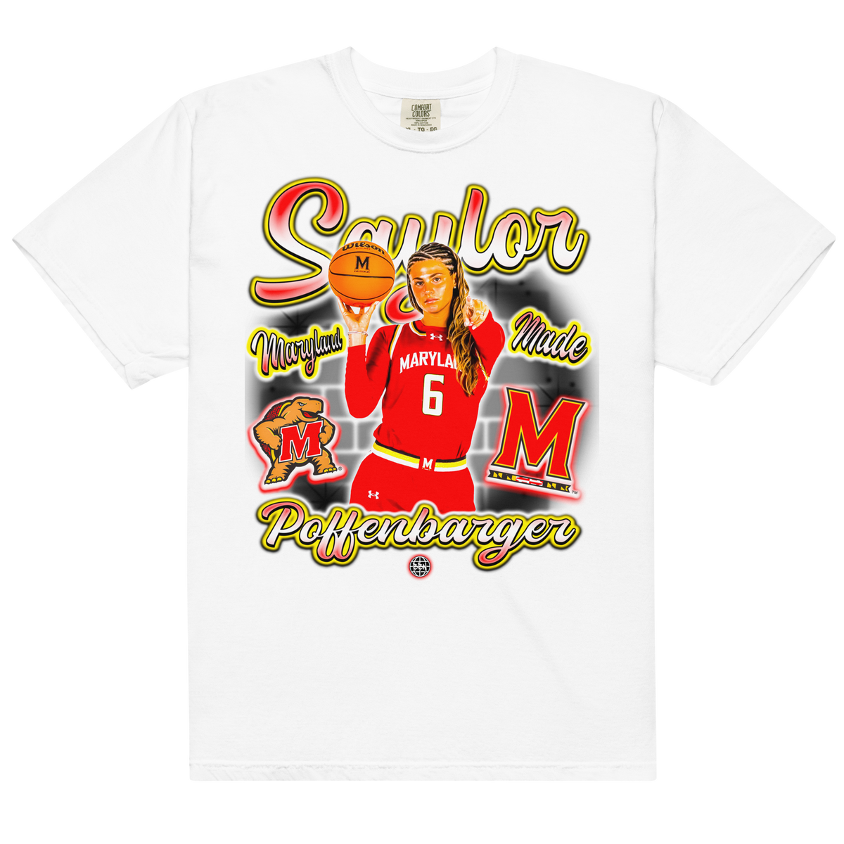 Saylor Poffenbarger Airbrush Comfort T-Shirt - Product mockup