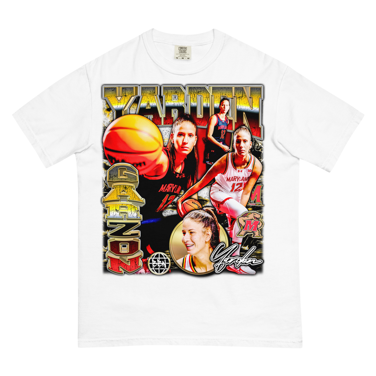 Yarden Garzon Comfort T-Shirt - White - Product mockup