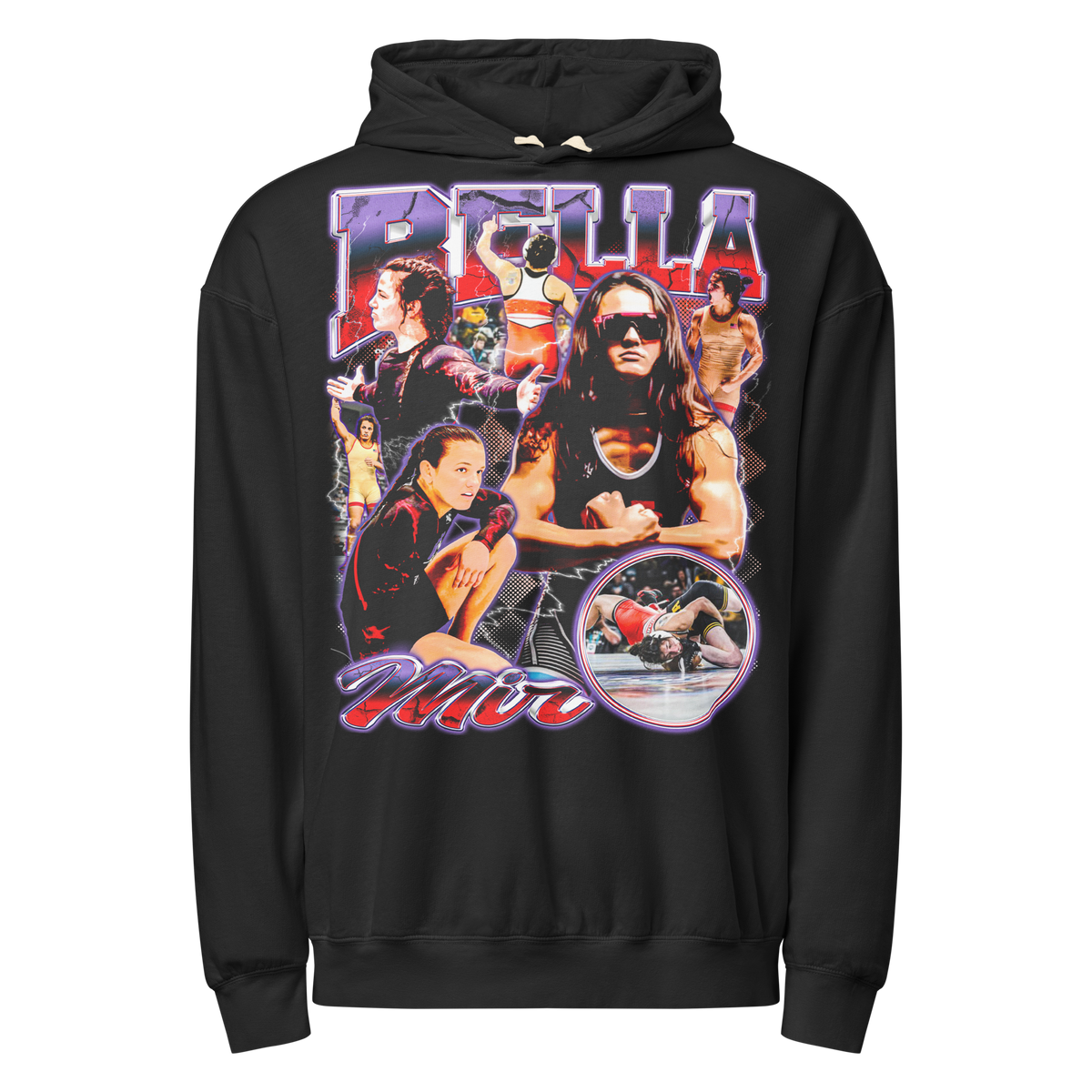 Bella Mir Comfort Hoodie 002 - Black - Product mockup