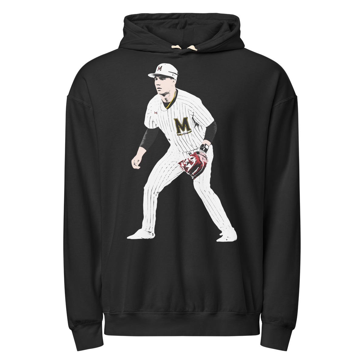 Ty Kaunas Lightweight Hoodie Graphic 02 - Black - Product mockup