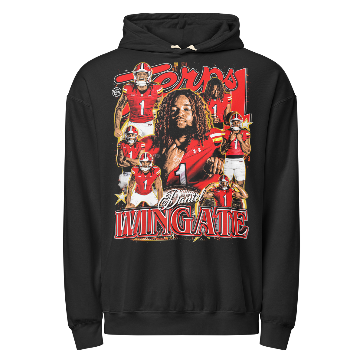 Daniel Wingate 02 Lightweight Hoodie - Product mockup