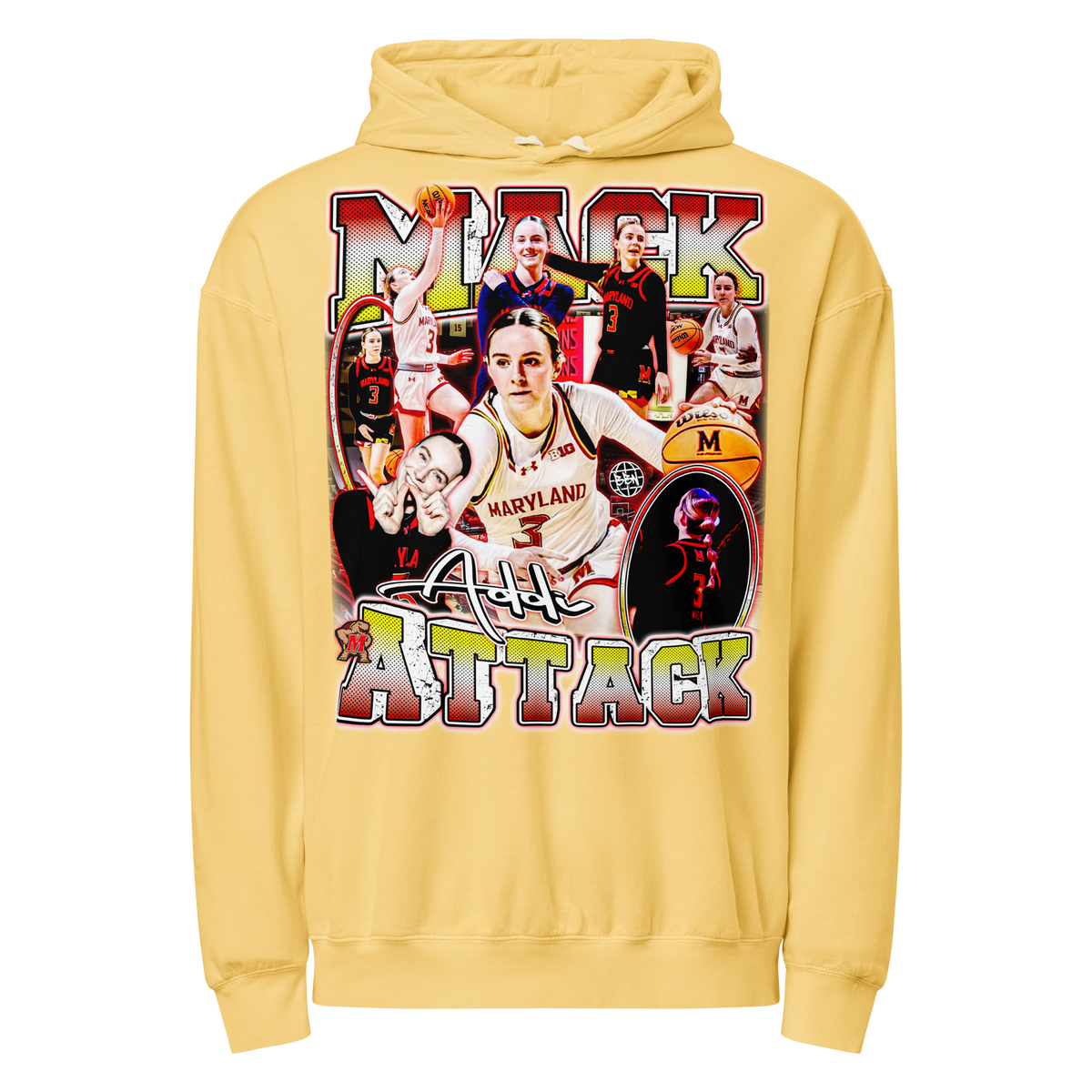 Addi Mack Comfort Hoodie 02 - Butter - Product mockup