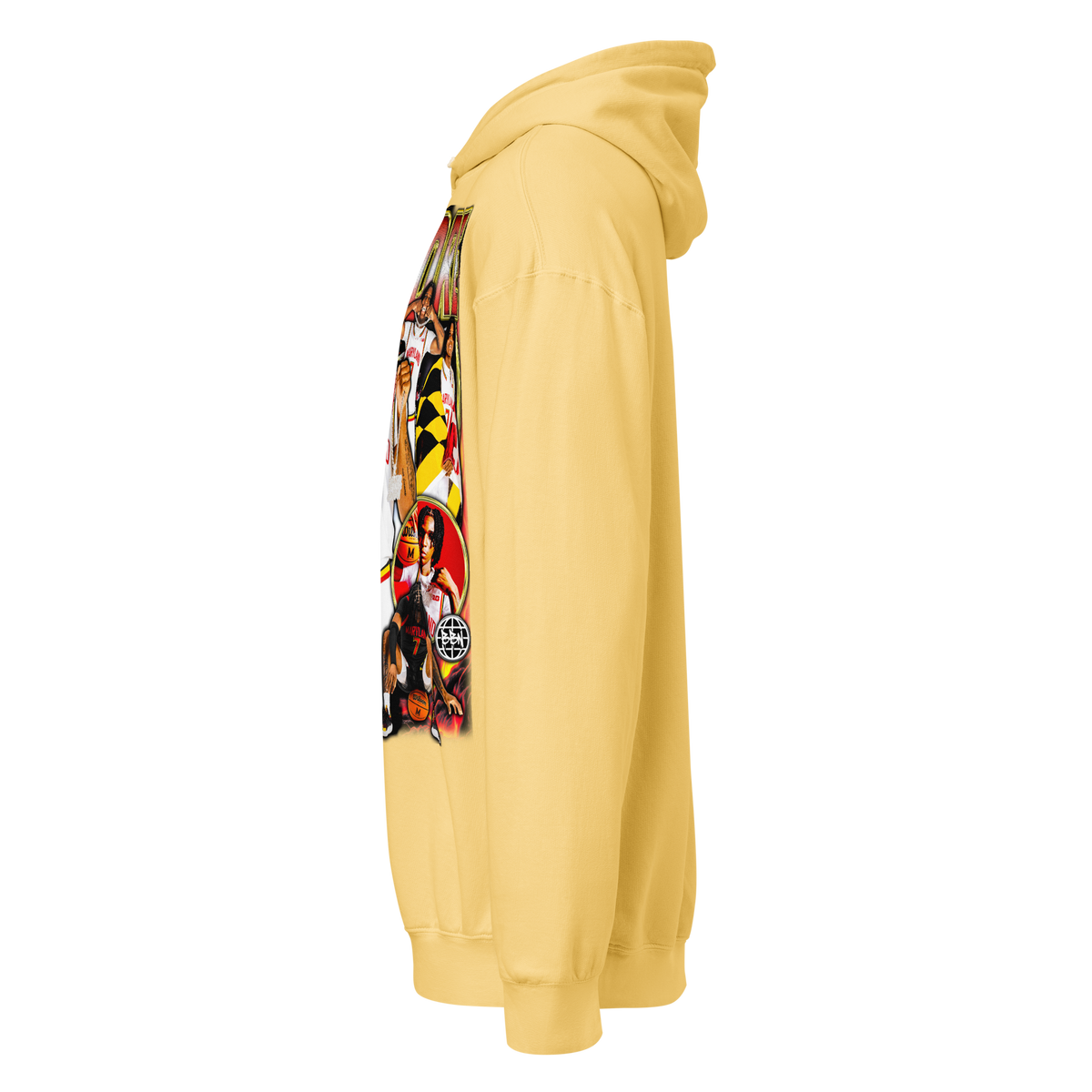 Andre Mills Comfort Graphic Hoodie 001 - Product mockup