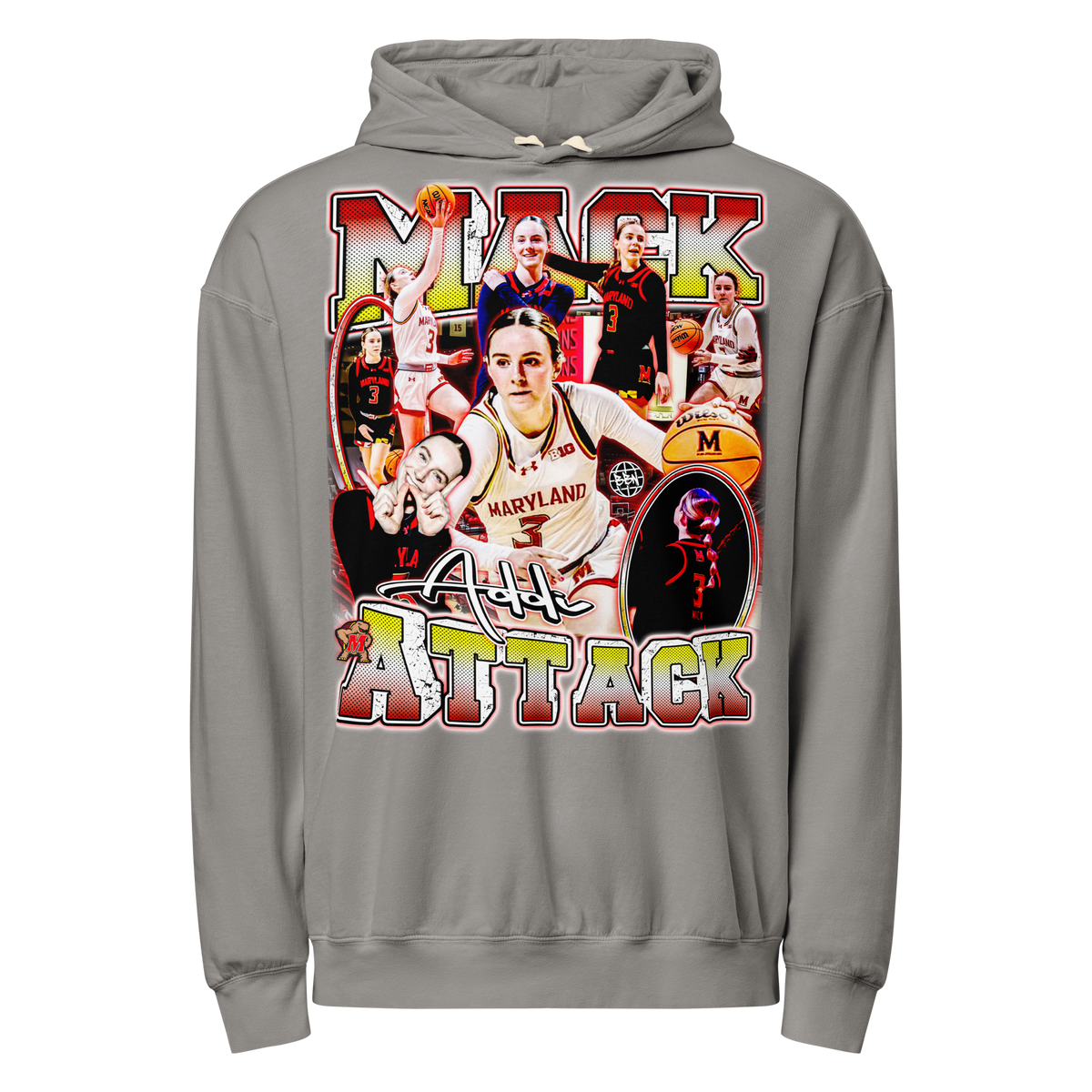 Addi Mack Comfort Hoodie 02 - Grey - Product mockup