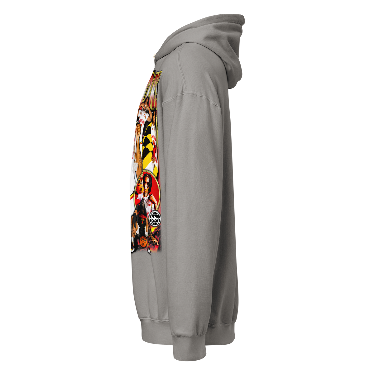 Andre Mills Comfort Graphic Hoodie 001 - Product mockup