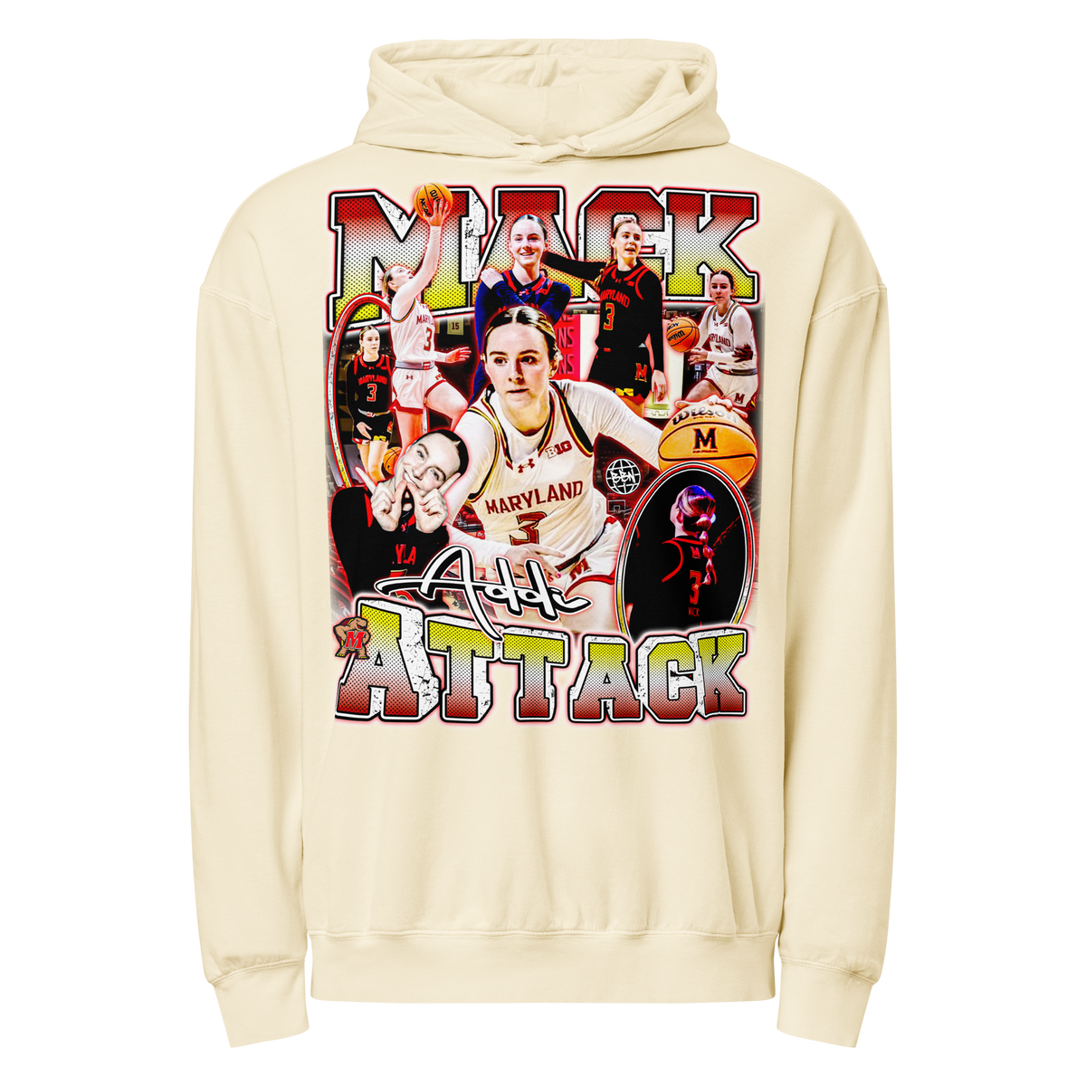 Addi Mack Comfort Hoodie 02 - Ivory - Product mockup