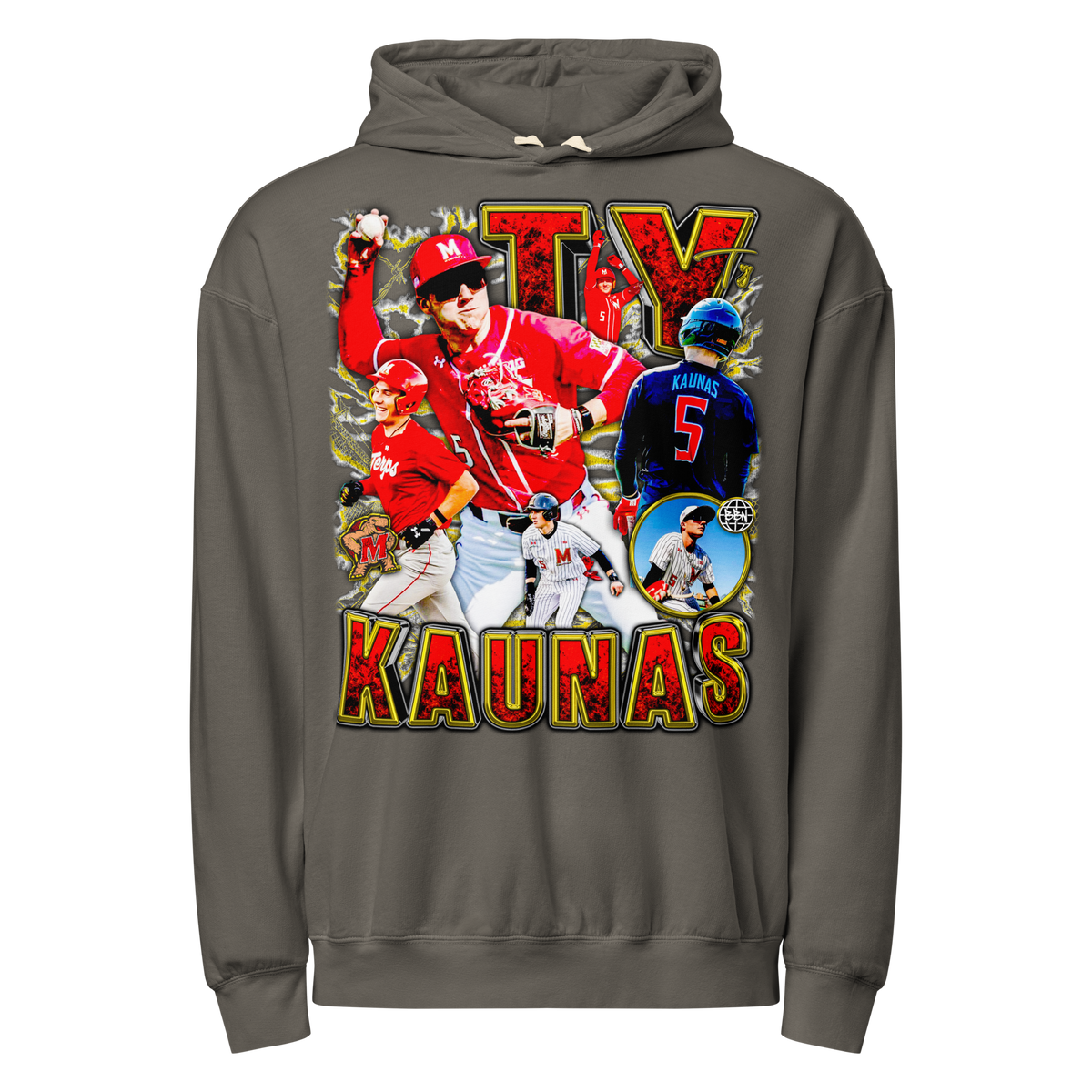 Ty Kaunas Hoodie Graphic 01 - Pepper - Product mockup