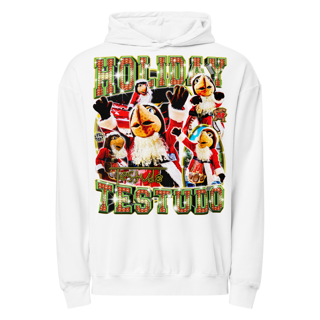 Holiday Testudo Comfort Hoodie - Black