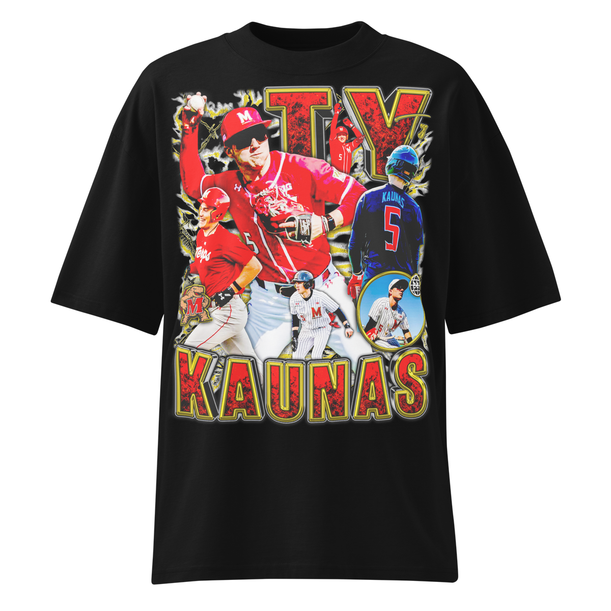 Ty Kaunas Streetwear Graphic 01 - Black - Product mockup