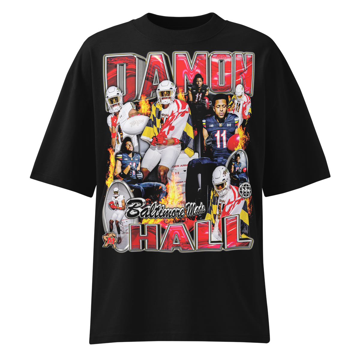 Damon Hall Streetwear T-Shirt - Product mockup