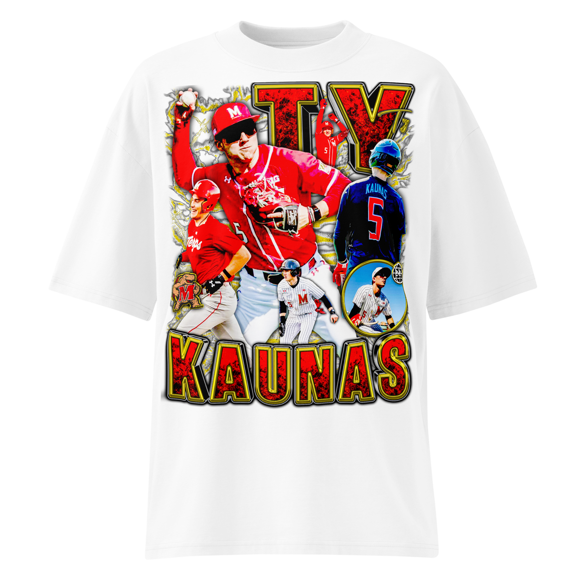 Ty Kaunas Streetwear Graphic 01 - White - Product mockup