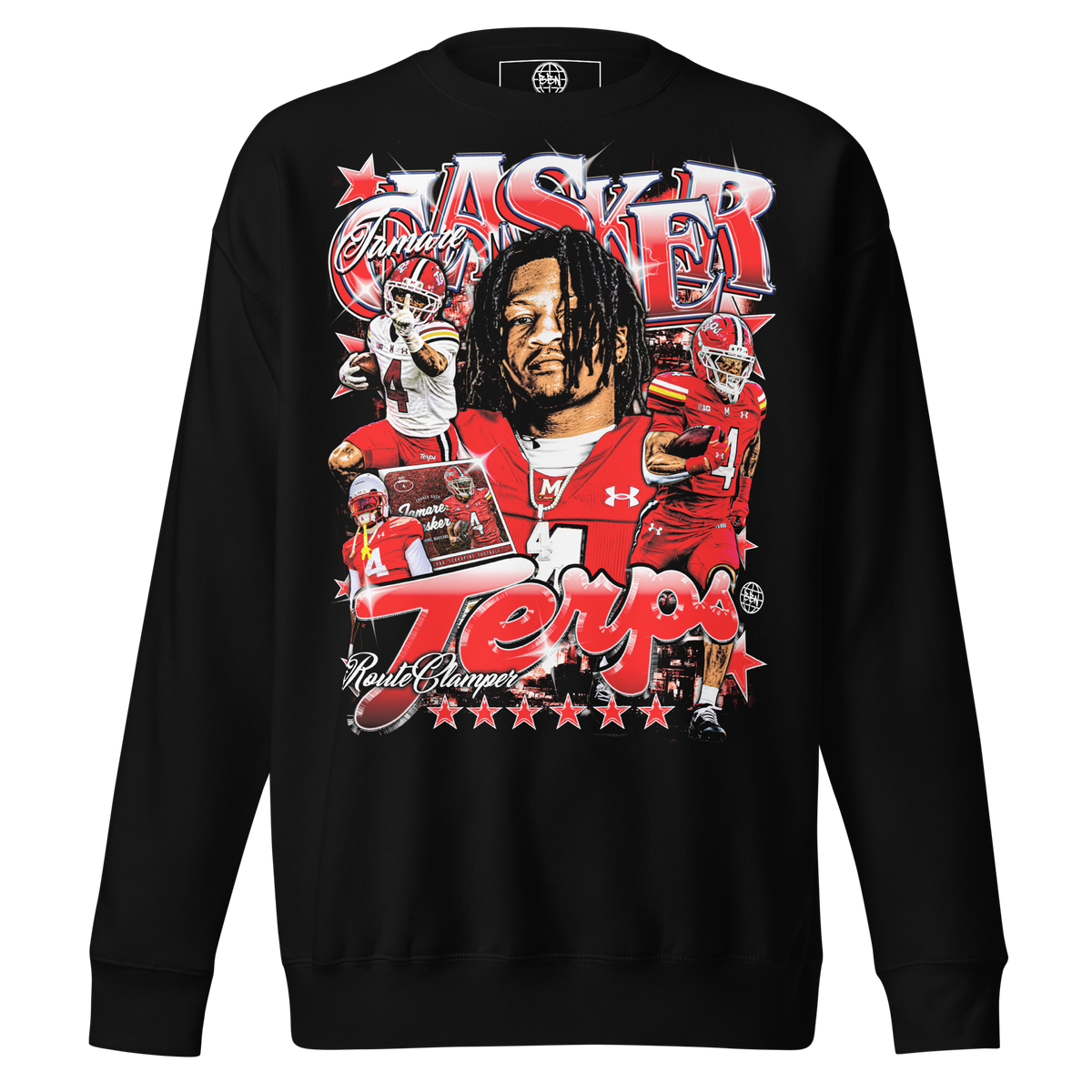 Jamare Glasker 01 Standard Crewneck - Product mockup
