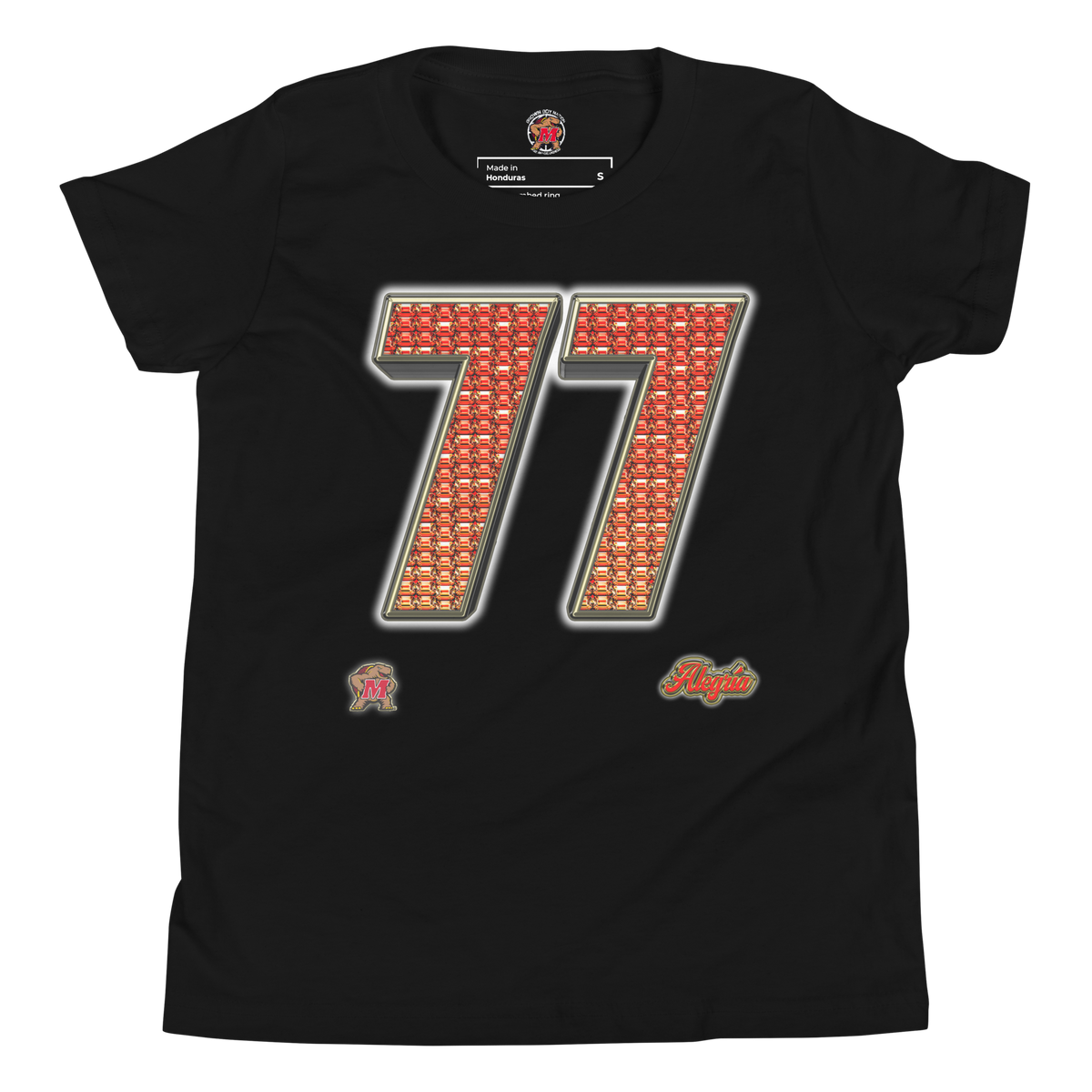 YOUTH Stephane Njike "77" Standard Tee - Product mockup
