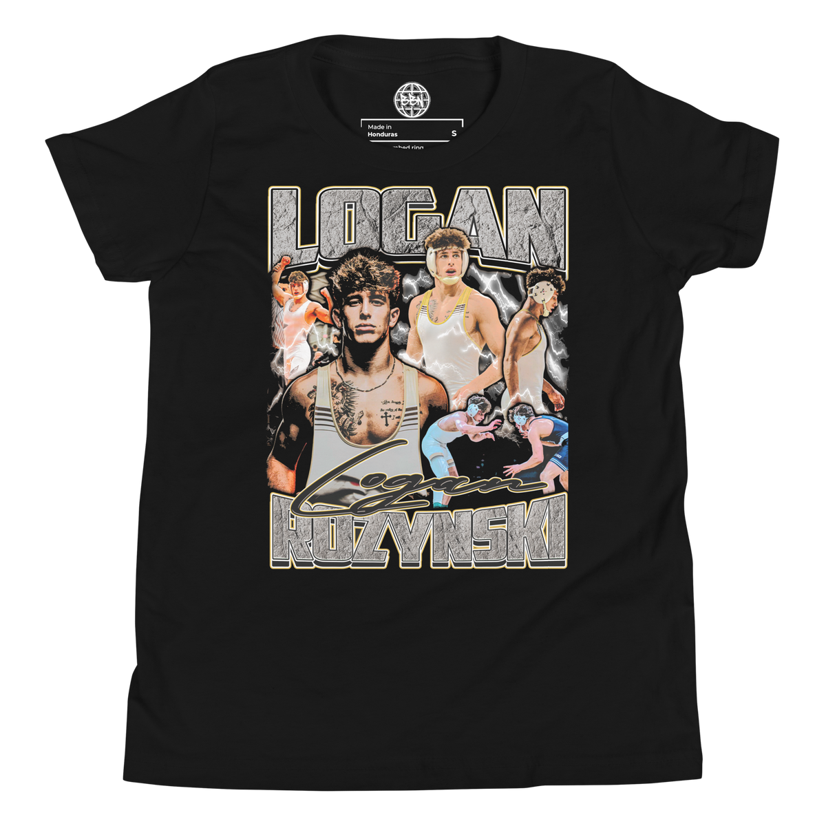 YOUTH Logan Rozynski Graphic T-Shirt - Product mockup