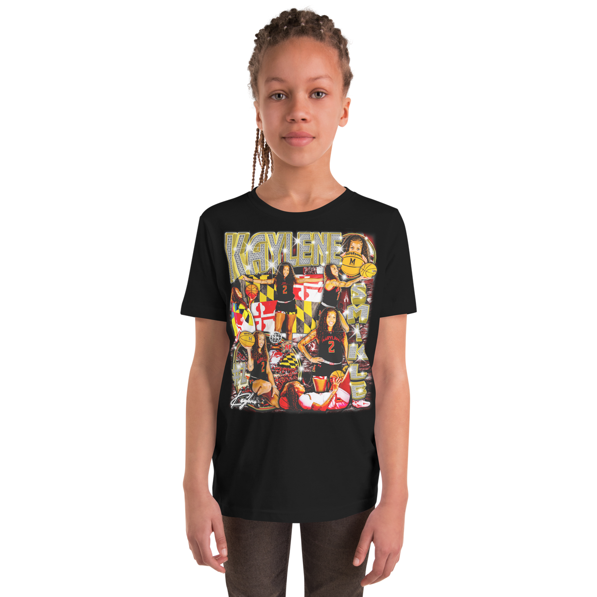 YOUTH Kaylene Smikle Comfort Graphic 01 25-26' - Black - Product mockup