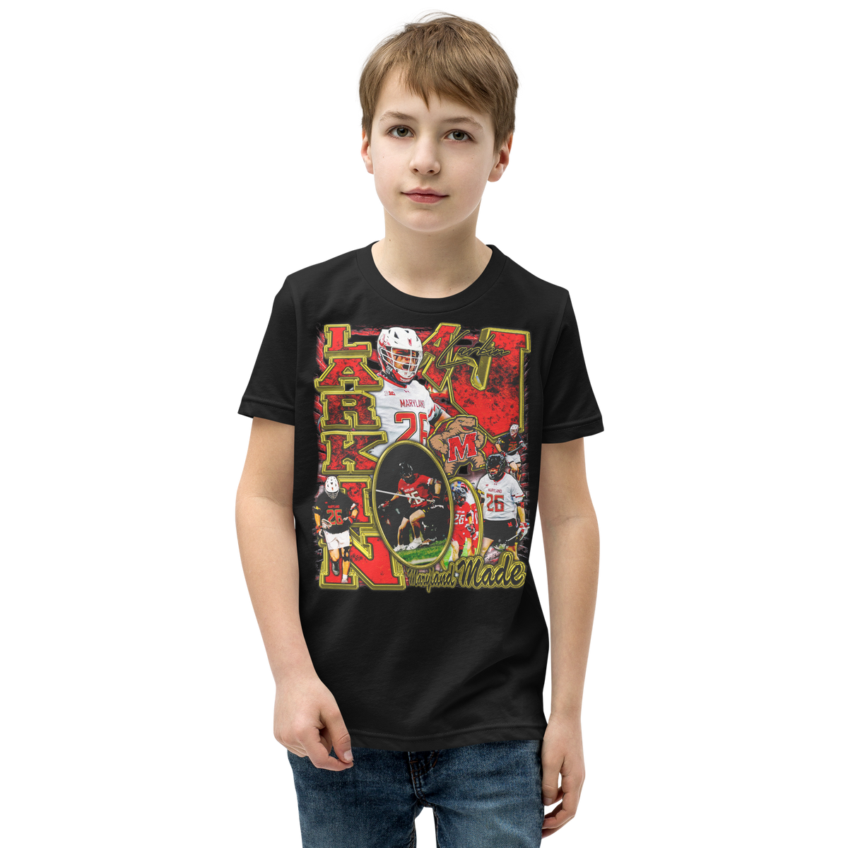 YOUTH Aj Larkin Graphic Tee - Black - Product mockup