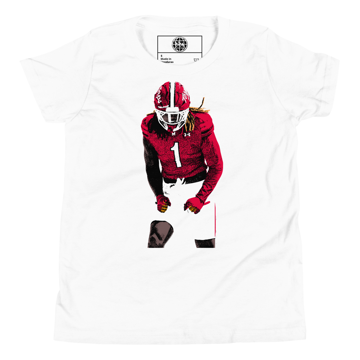 YOUTH Daniel Wingate Graphic Tee - White - Product mockup