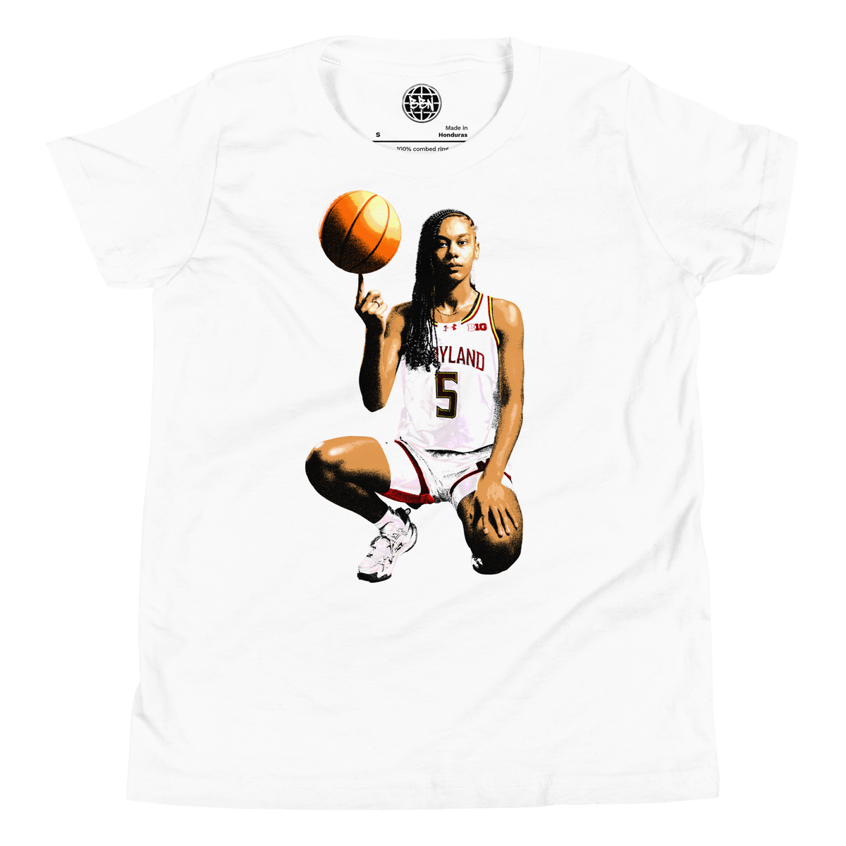 YOUTH Ava McKennie Toon Tee - White - Product mockup