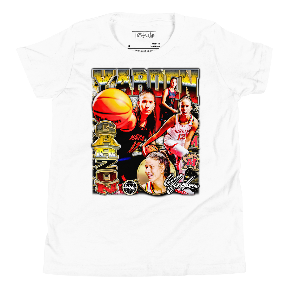 YOUTH Yarden Garzon T-Shirt - White - Product mockup