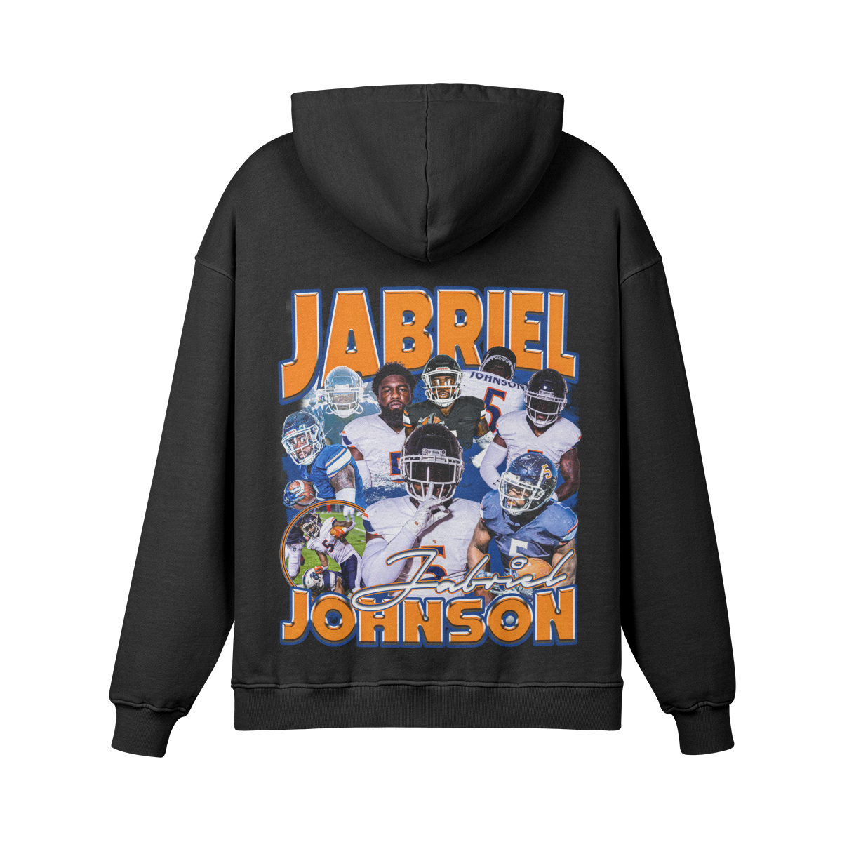 Jabriel Johnson Retro Faded Oversized Hoodie